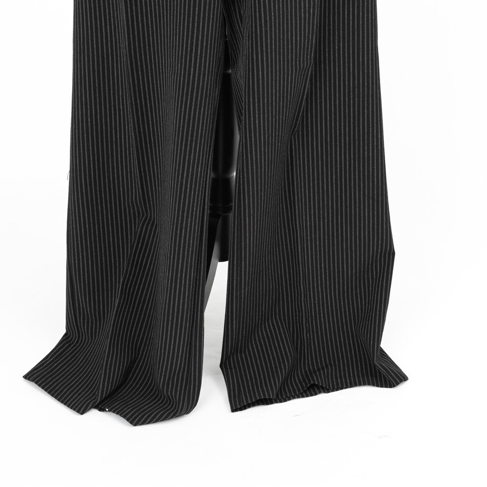 Vintage black pinstripe pantsuit tailored Evan-Picone 12/14 - Picture 6 of 16